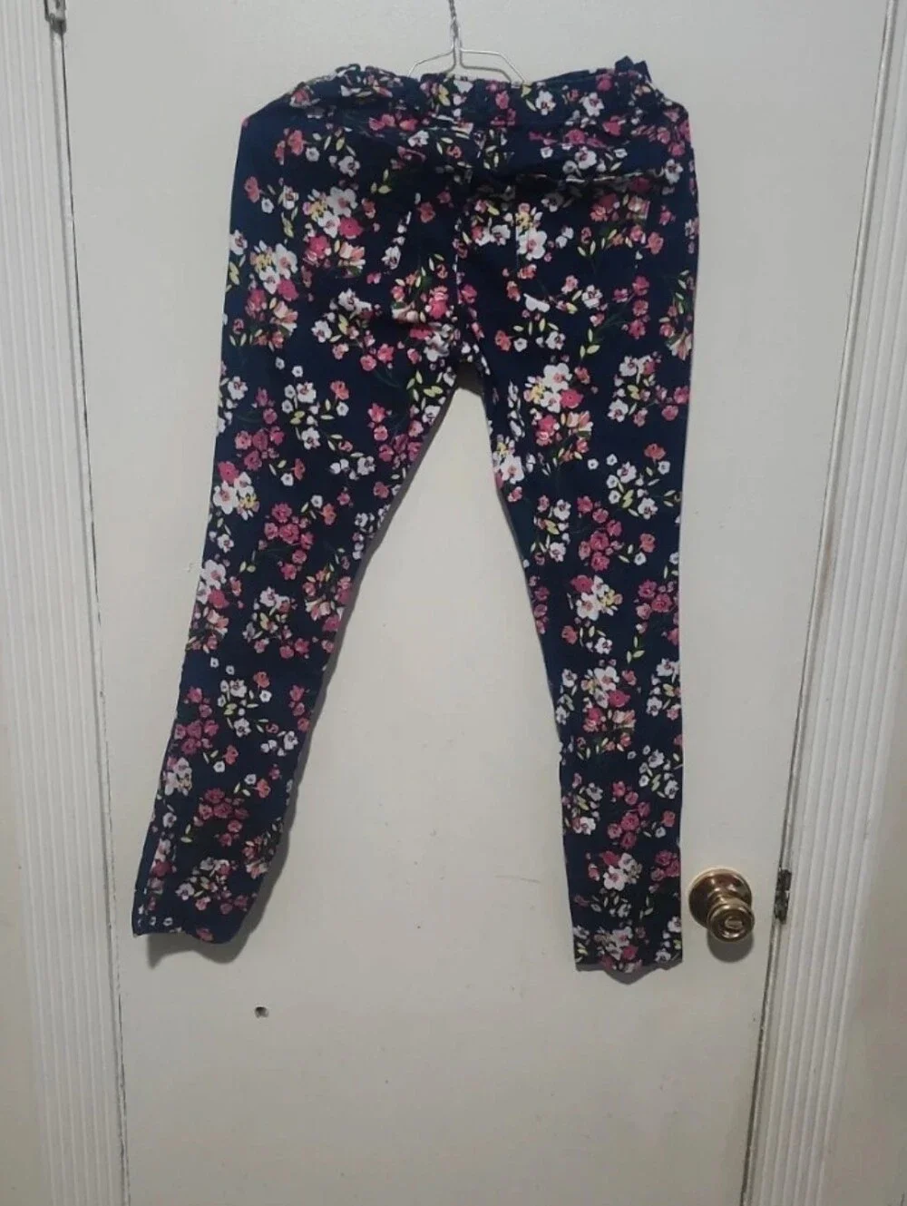 Children's Place Girls Flower Print Skinny Jeans